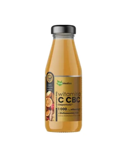 EkaMedica Witamina C CBC, funkcjonalne smoothie 250 ml - Z witaminą C oraz kompleksem 10 bioflawonoidów CBC