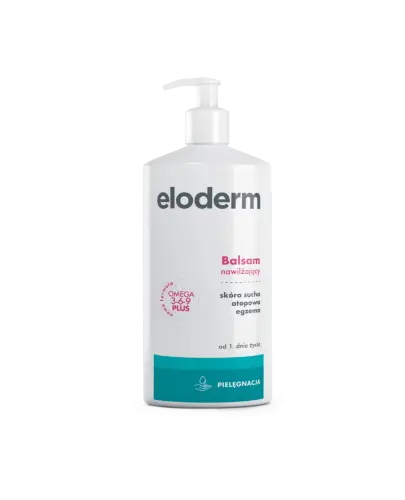 ELODERM, Balsam nawilżający, 400 ml - Balsam nawilżający do skóry suchej, atopowej, z egzemą