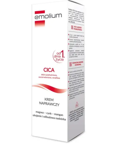 Emolium Cica Multifunkcyjny krem, 40 ml - Krem naprawczy dla dorosłych i dzieci od 1. dnia życia.