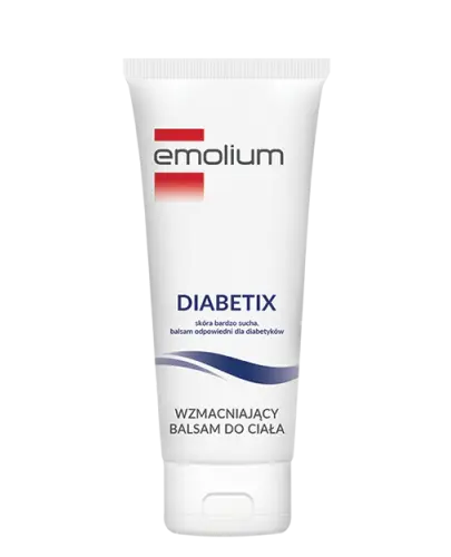 Emolium Diabetix Wzmacniający balsam do ciała, 200 ml - Balsam do bardzo suchej skóry zwiększa odporność skóry na podrażnienia