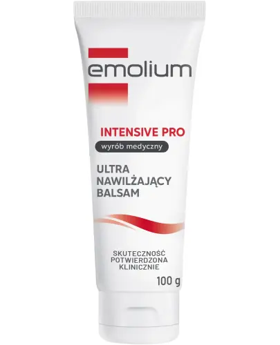 Emolium Intensive Pro, ultra nawilżający balsam, 100 g - Wyrób medyczny łagodzi suchość i swędzenie, do skóry atopowej