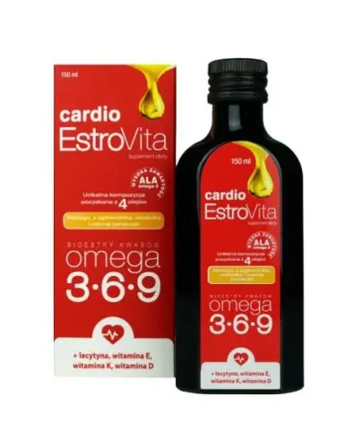 EstroVita Cardio, 150 ml - Kompozycja składników wspierających zdrowie serca