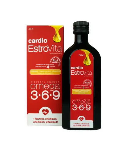 EstroVita Cardio, 250 ml - Kompozycja składników wspierających zdrowie serca