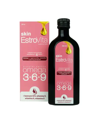 EstroVita Skin, 250 ml - Kompozycja składników wspierających zdrowie skóry