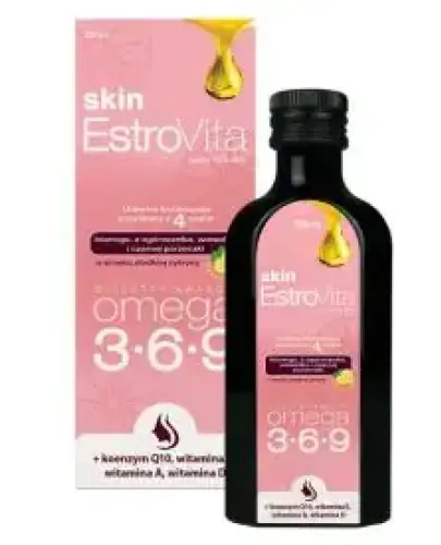 EstroVita Skin słodka cytryna, 250 ml - Kompozycja składników wspierających zdrowie skóry