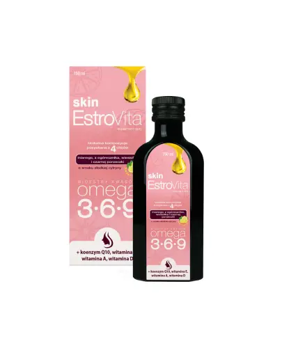 EstroVita Skin słodka cytryna, 150 ml - Kompozycja składników wspierających zdrowie skóry