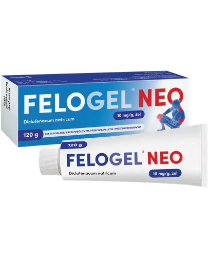 Felogel Neo 10 mg/g, 120 g - Diclofenacum natricum 10 mg/g, żel