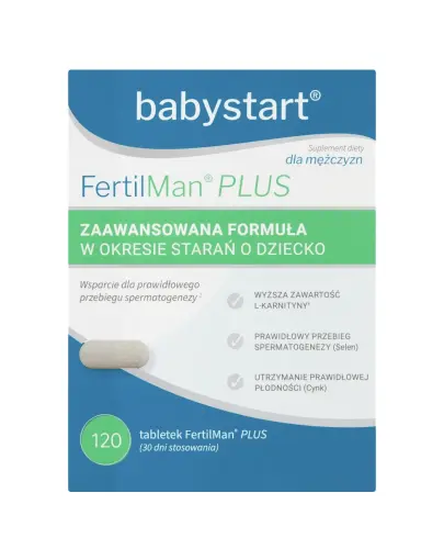 FertilMan Plus tabletki, 120 sztuk - Wspomagające w okresie starań o dziecko