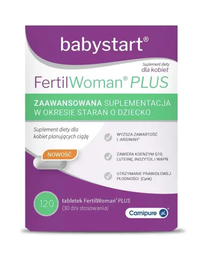 FertilWoman Plus tabletki, 120 sztuk - Wspomagające w okresie starań o dziecko