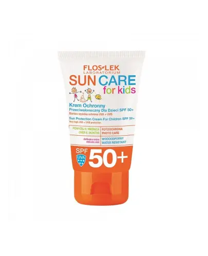 Flos Lek SUN CARE KIDS Krem  SPF50+, 50 ml - Ochronny przeciwsłoneczny krem dla dzieci