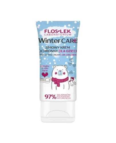 Flos Lek Winter Care Zimowy krem ochronny dla dzieci, 50 ml - Zapewnia odczucie ochrony skóry nawet do -20°C