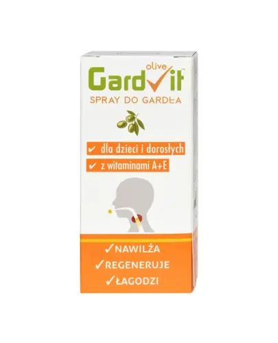 GardVit Olive, spray do gardła 15 ml - Z oliwą z oliwek oraz witaminami A i E