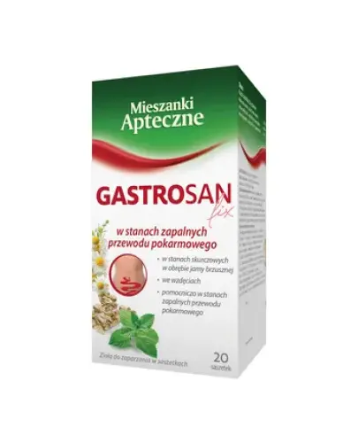 Gastrosan fix, 20 saszetek - Zioła do zaparzania w saszetkach