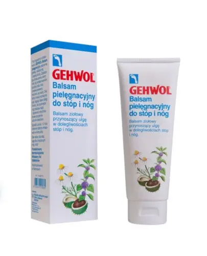 Gehwol Balsam pielęgnacyjny do stóp i nóg, 125 ml - Balsam pielęgnacyjny do stóp i nóg zapobiega przesuszaniu skóry oraz jej przebarwieniom