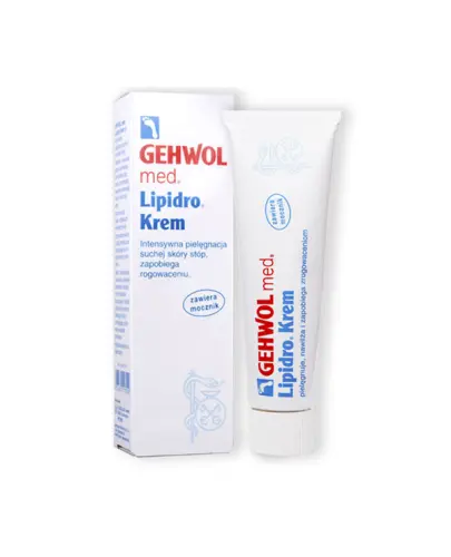 Gehwol Med Lipidro Krem nawilżający, 20 ml - Krem silnie nawilżający do suchych stóp