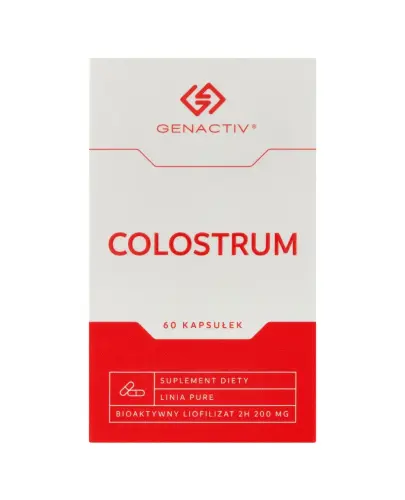 Genactiv Colostrum, 60 kapsułek - Wspomaga prawidłowe funkcjonowanie organizmu