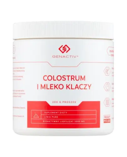 Genactiv Colostrum i Mleko klaczy, 200 g - Dla osób, które chcą zachować zdrowie swojego organizmu