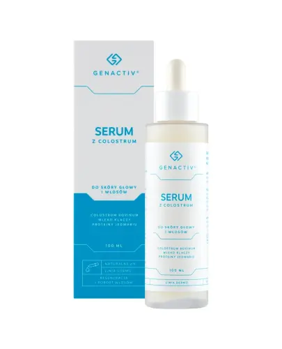 Genactiv Serum z Colostrum, 100 ml - Dostarcza skórze niezbędnych składników odżywczych i nawilżających