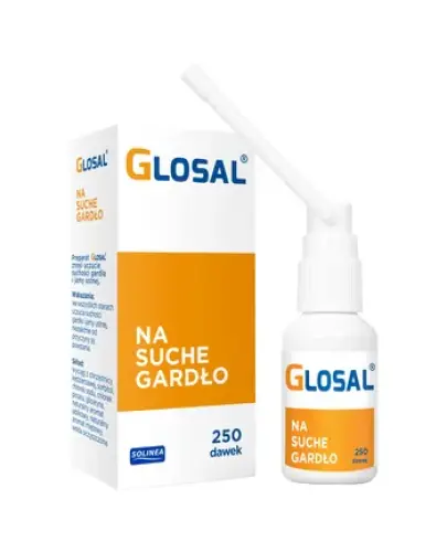 Glosal, spray do gardła 25ml - Spray nawilżający błonę śluzową gardła