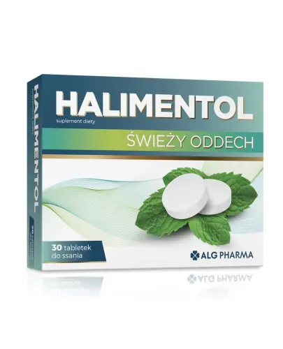 Halimentol tabletki do ssania, 30 sztuk - Które odświeżają oddech