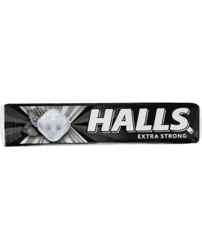 Halls Extra Strong, cukierki 33,5 g - O mocnym smaku mentolowo–eukaliptusowym