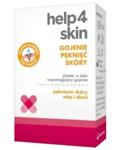 Help4Skin Gojenie Pęknięć Skóry, 7ml - Plaster w żelu, wspomaga gojenie skaleczeń oraz zapobiega ponownemu otwarciu ran