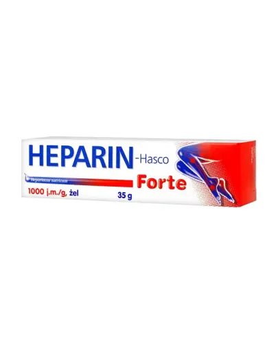 Heparin Hasco forte, 1000 j.m./g, żel, 35 g - Żel z heparyną