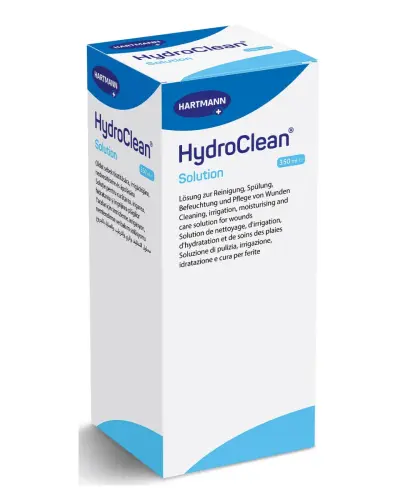 HydroClean Solution, roztwór do czyszczenia ran, 350 ml - Oczyszcza, nawilża i pielęgnuje rany i oparzenia