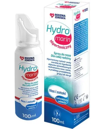 Hydromarin Hipertoniczny spray do nosa, 100 ml - Do oczyszczania nosa i zatok