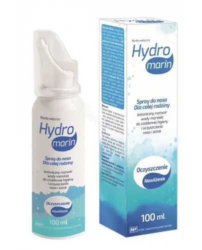 Hydromarin Spray do nosa, 100 ml - Do oczyszczania nosa i zatok