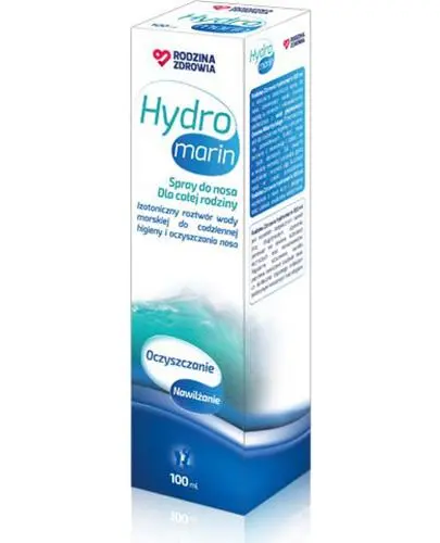 Hydromarin Spray do nosa izotoniczny, 100 ml - Do oczyszczania nosa i zatok