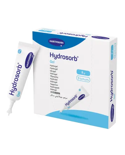 Hydrosorb Gel, hydrożel, 5 sztuk po 8 g - Utrzymuje wilgotne środowisko rany