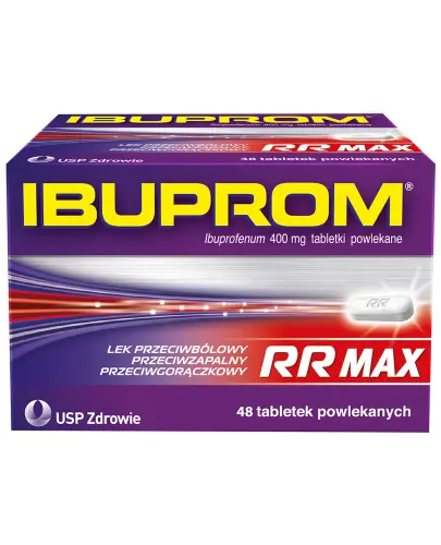 Ibuprom RR Max 400 mg, 48 tabletki - przeciwbólowe i przeciwzapalne