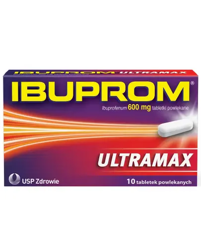 Ibuprom Ultramax tabletki, 10 sztuk - przeciwbólowe i przeciwzapalne