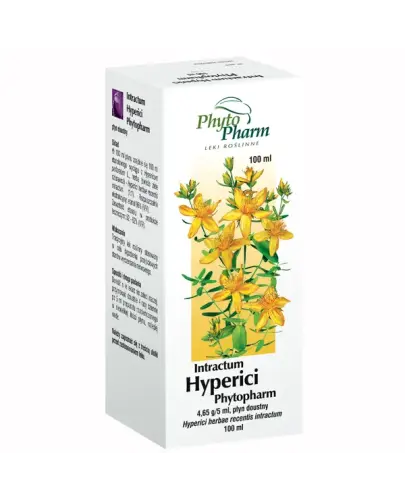 Intractum Hyperici Phytopharm, 100 ml - Hyperici intractum 4,65 g/5 ml, płyn doustny