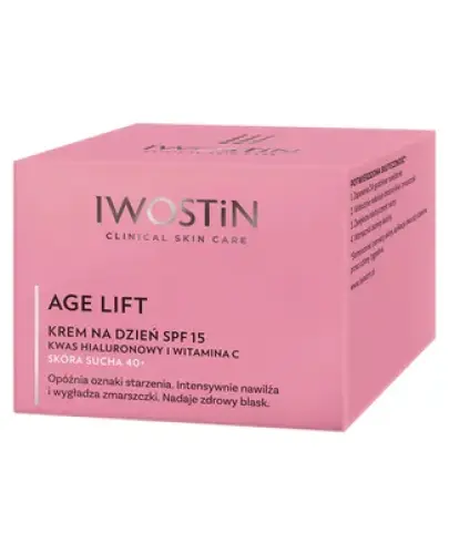 Iwostin Age Lift Krem na dzień SPF 15 do skóry suchej, 50 ml - Opóźnia oznaki starzenia