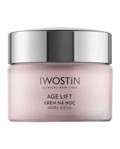 Iwostin Age Lift Krem na noc do skóry suchej, 50 ml - Zapewnia głębokie oraz długotrwałe nawilżenie, a także skutecznie niweluje oznaki starzenia