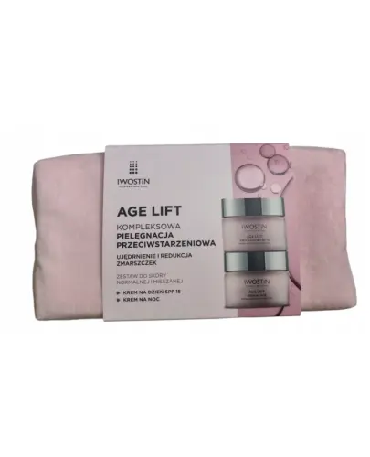 Iwostin Age Lift,  Krem na dzień SPF 15, 50 ml + Krem na noc, 50 ml - Zestaw do skóry normalnej i mieszanej,  pielęgnacja przeciwstarzeniowa