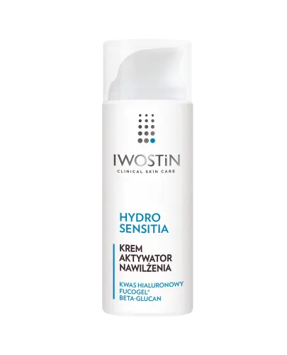 Iwostin Hydro Sensitia Krem aktywator nawilżenia, 50 ml  - Zapewnia odporność na działanie czynników zewnętrznych