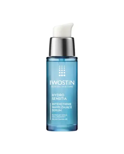 Iwostin Hydro Sensitia Intensywnie nawilżające serum, 30 ml - Serum intensywnie nawilżające, które zapewnia głębokie oraz długotrwałe nawilżenie