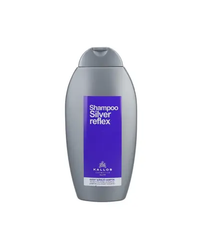 Kallos Silver Reflex Szampon neutralizujący odcień włosów, 350 ml - Neutralizacja żółtych odcieni