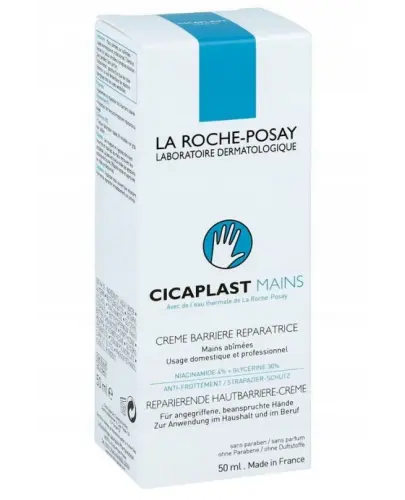 La Roche Cicaplast Krem do rąk, 50 ml - Regeneruje, koi i odbudowuje barierę ochronną skóry dłoni