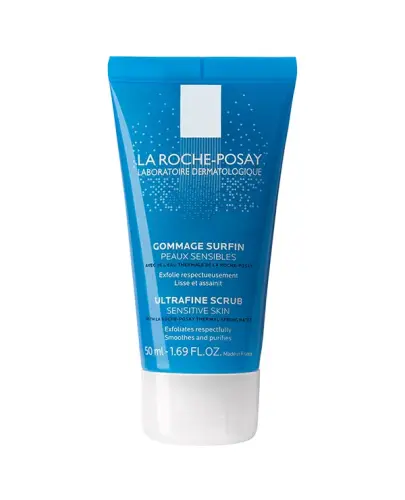 La Roche-Posay Delikatny peeling oczyszczający do twarzy, 50 ml  - Delikatnie złuszcza, wygładza i nawilża skórę twarzy