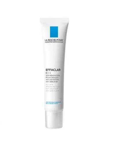 La Roche-Posay Effaclar K+ Odnawiający krem do skóry tłustej, 40 ml - Przeciwdziała nadmiernemu błyszczeniu się cery