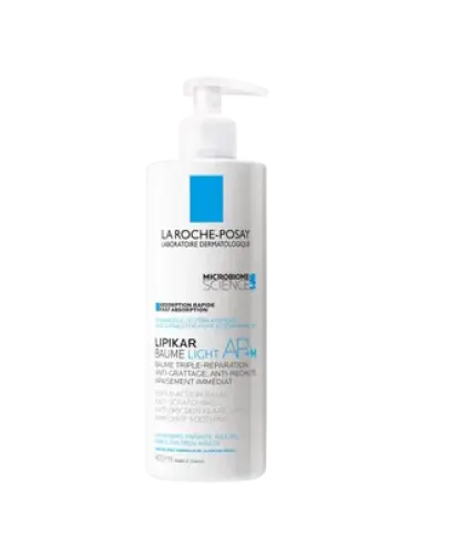 La Roche-Posay Lipikar Baume Light AP+M Lekki balsam przeciw swędzeniu, 400 ml - Przynosi natychmiastowe ukojenie