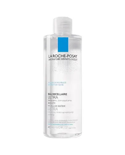 La Roche-Posay Ultra Płyn micelarny do skóry wrażliwej, 400 ml - Delikatnie oczyszcza i koi skórę, usuwa zanieczyszczenia i makijaż