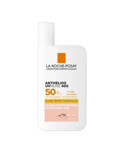 La Roche-Posay Anthelios UVMUNE 400 Barwiący fluid SPF 50+, 50 ml - Bardzo wysoka ochrona przeciwsłoneczna