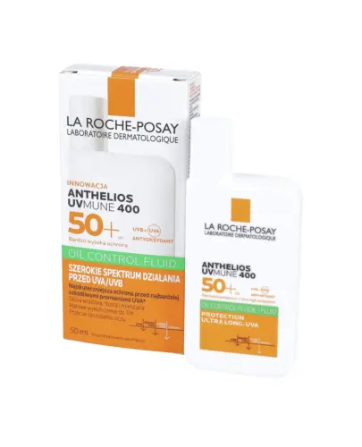 La Roche-Posay Anthelios UVMune Oil Control Fluid, 50 ml - Dla skóry tłustej i mieszanej