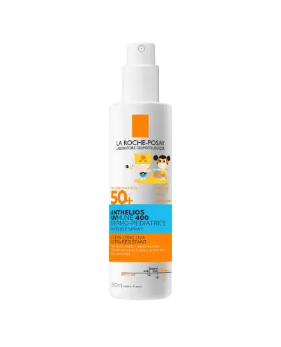 La Roche-Posay Anthelios UVMune Dermo-Pediatrics Spray SPF50+, 200 ml - Niewidoczny dla dzieci