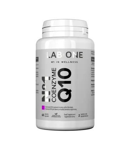 Lab One N°1 Coenzyme Q10, 60 kapsułek - Dla osób ze zwiększonym zapotrzebowaniem na koenzym Q10